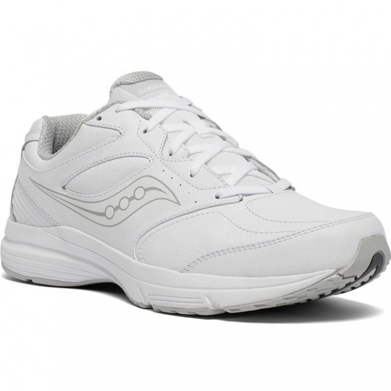 White Saucony Integrity Walker 3 Men's Walking Shoes | USA WBKLPZ