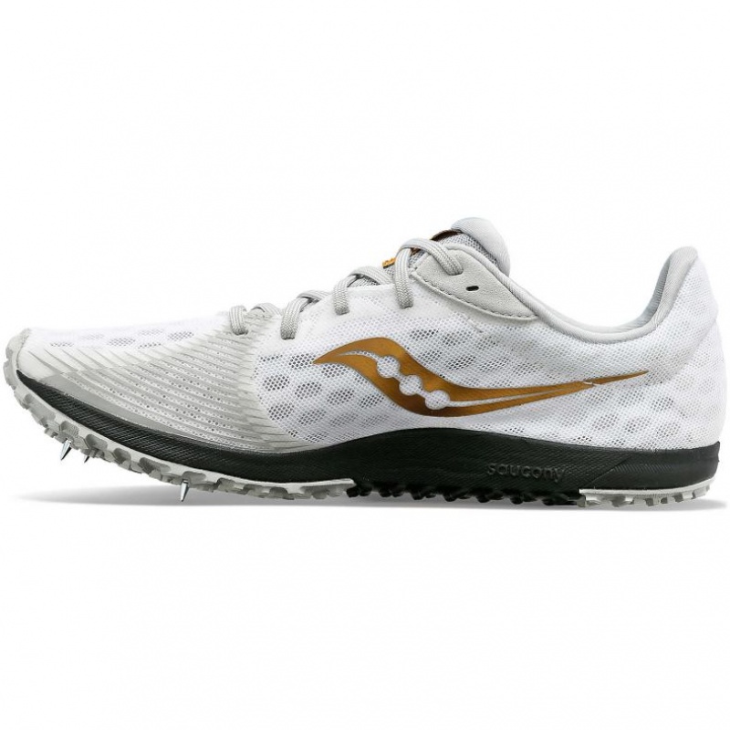 White Saucony Kilkenny XC9 Men's Spikes | USA MRCLUI