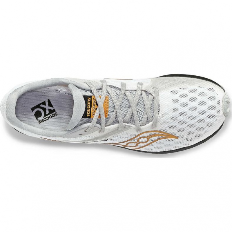 White Saucony Kilkenny XC9 Men's Spikes | USA MRCLUI