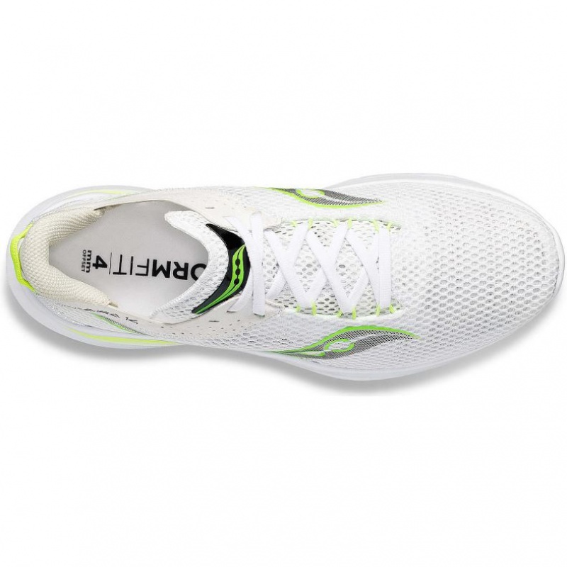 White Saucony Kinvara 14 Men's Running Shoes | USA CGVTFB