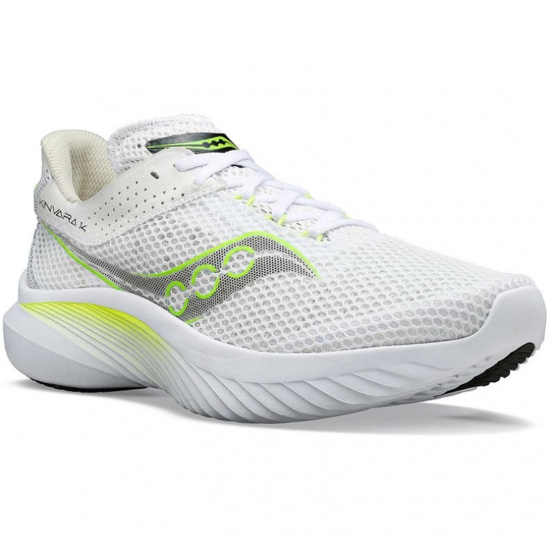 White Saucony Kinvara 14 Women's Running Shoes | USA THCELZ