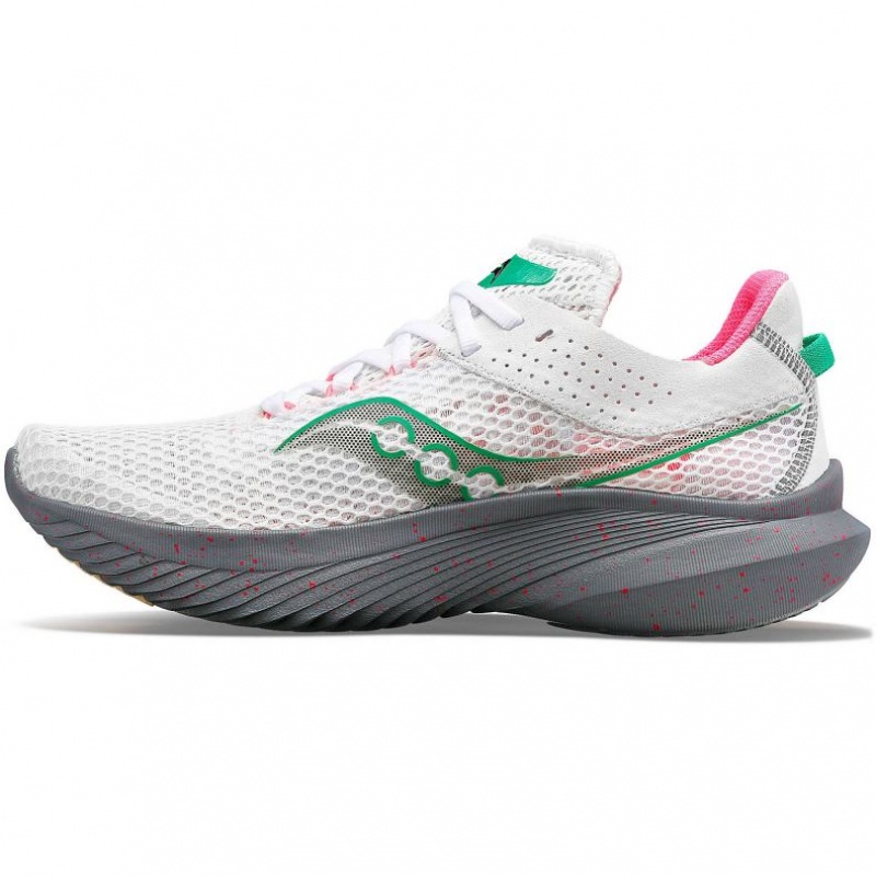 White Saucony Kinvara 14 Women's Running Shoes | USA YJWTUR