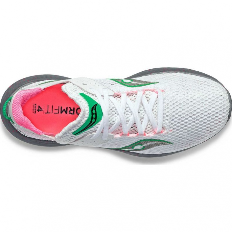 White Saucony Kinvara 14 Women's Running Shoes | USA YJWTUR