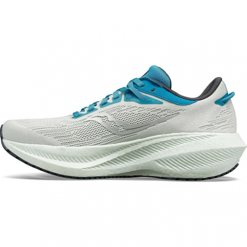 White Saucony Triumph 21 Women's Running Shoes | USA NBFVPD