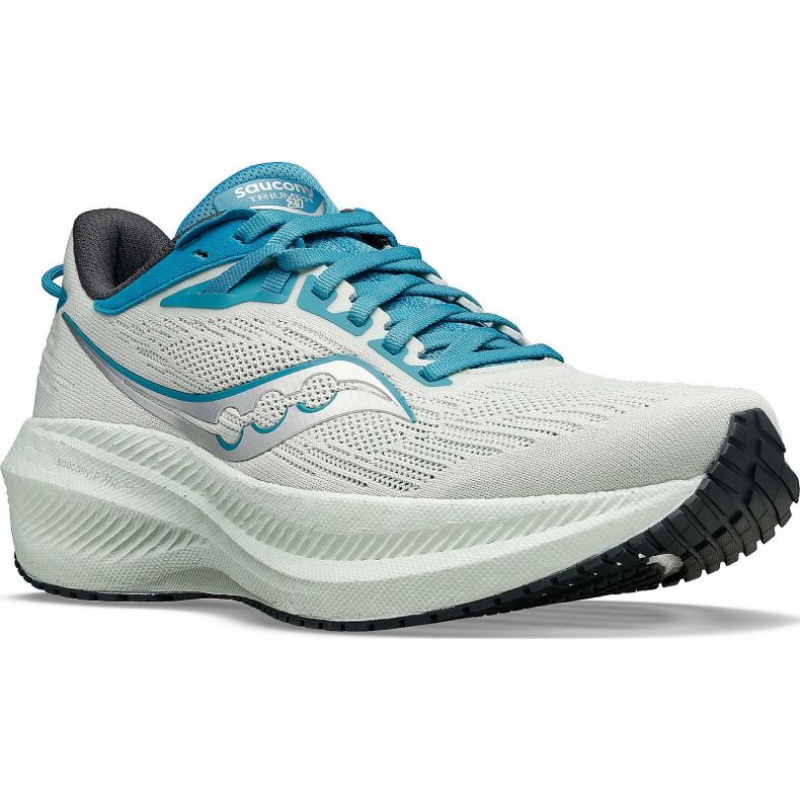 White Saucony Triumph 21 Women's Running Shoes | USA NBFVPD