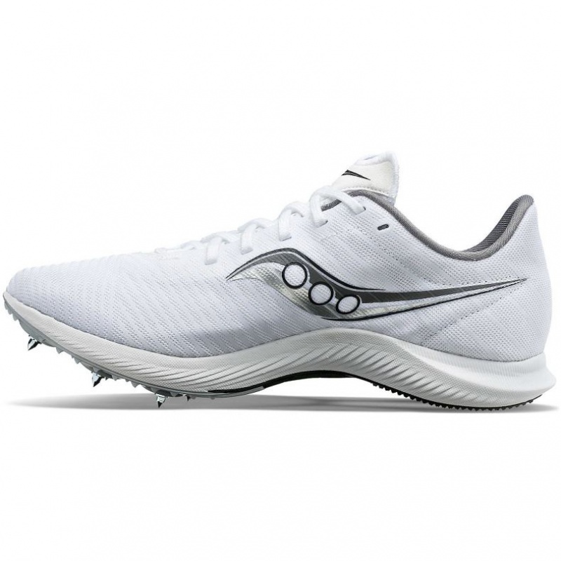 White Saucony Velocity MP Men's Running Shoes | USA SAHNGL