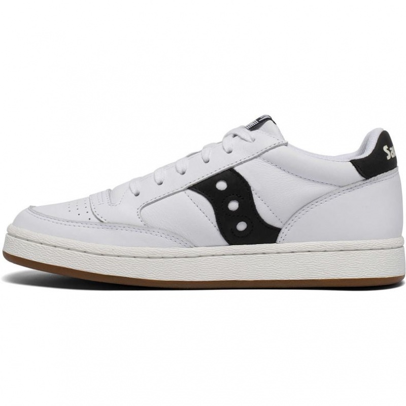 White / Black Saucony Jazz Court Women's Sneakers | USA FOIPHM