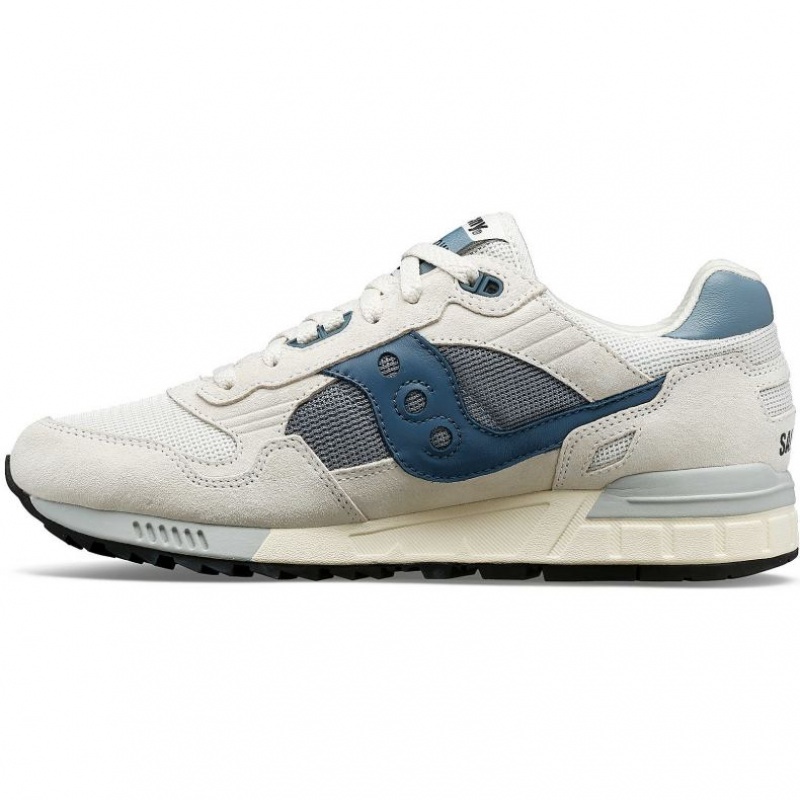 White / Blue Saucony Shadow 5000 Men's Sneakers | USA QFDULE