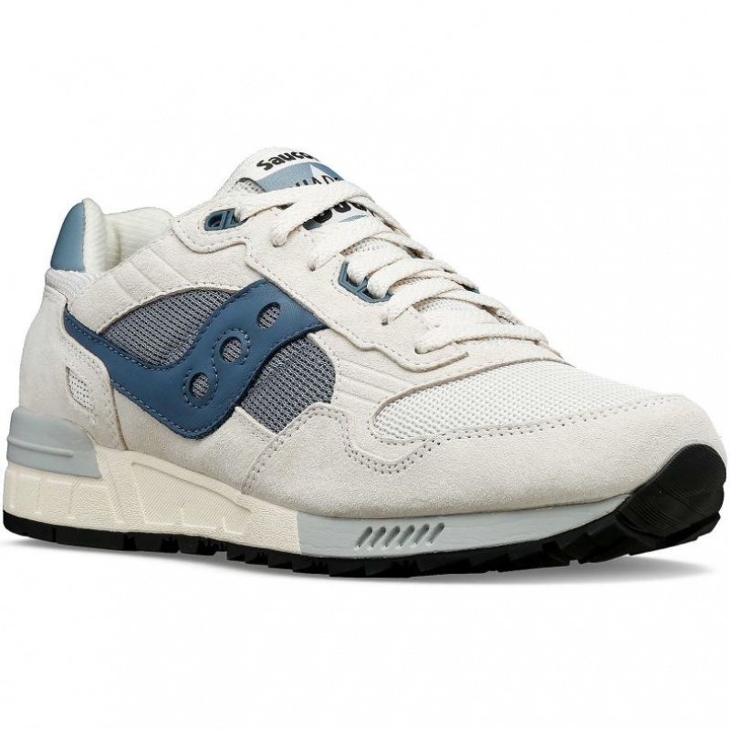 White / Blue Saucony Shadow 5000 Men's Sneakers | USA QFDULE