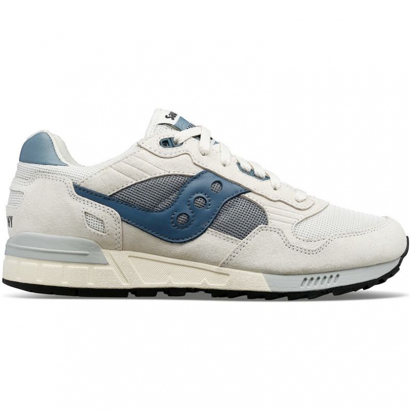 White / Blue Saucony Shadow 5000 Men\'s Sneakers | USA QFDULE