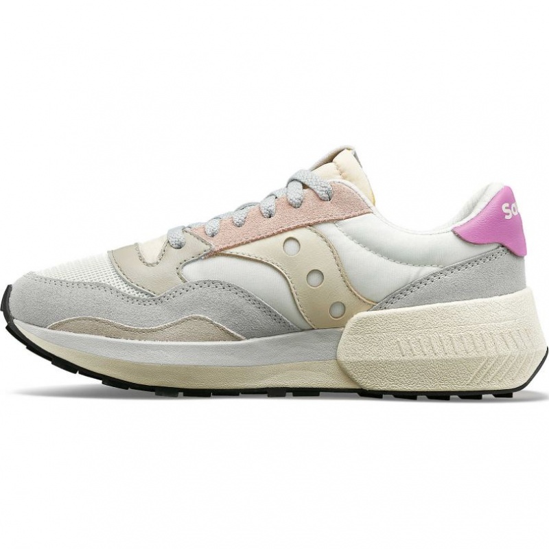 White / Grey / Rose Saucony Jazz NXT Women's Sneakers | USA TMCVEU