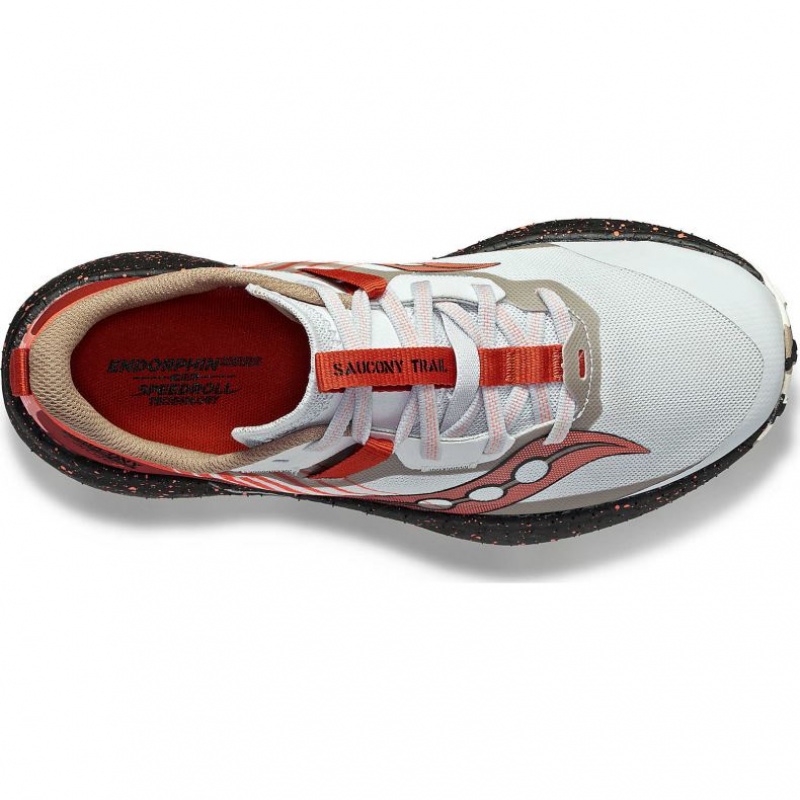 White / Red Saucony Endorphin Edge Women's Trail Running Shoes | USA CLBRHX