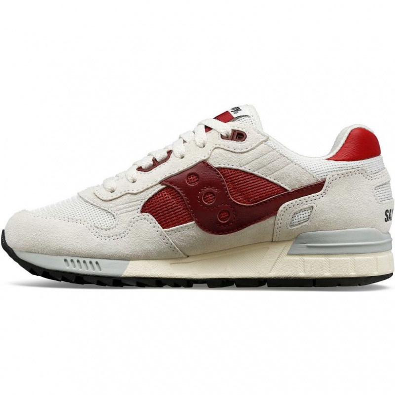 White / Red Saucony Shadow 5000 Men's Sneakers | USA WNXJMI