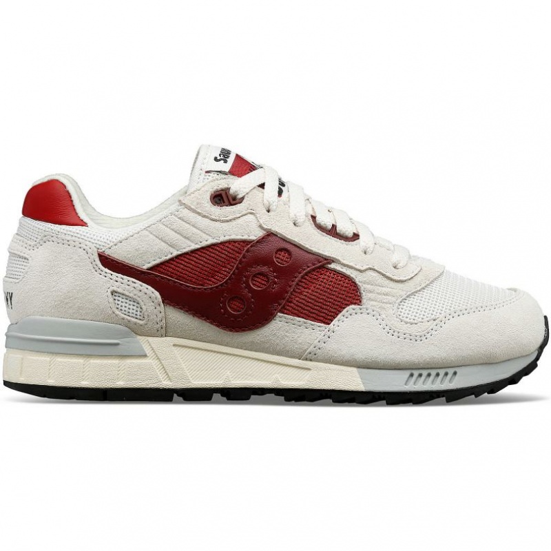 White / Red Saucony Shadow 5000 Men\'s Sneakers | USA WNXJMI