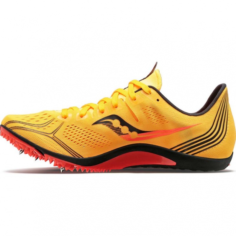 Yellow Saucony Endorphin 3 Men's Spikes | USA ASOEPZ