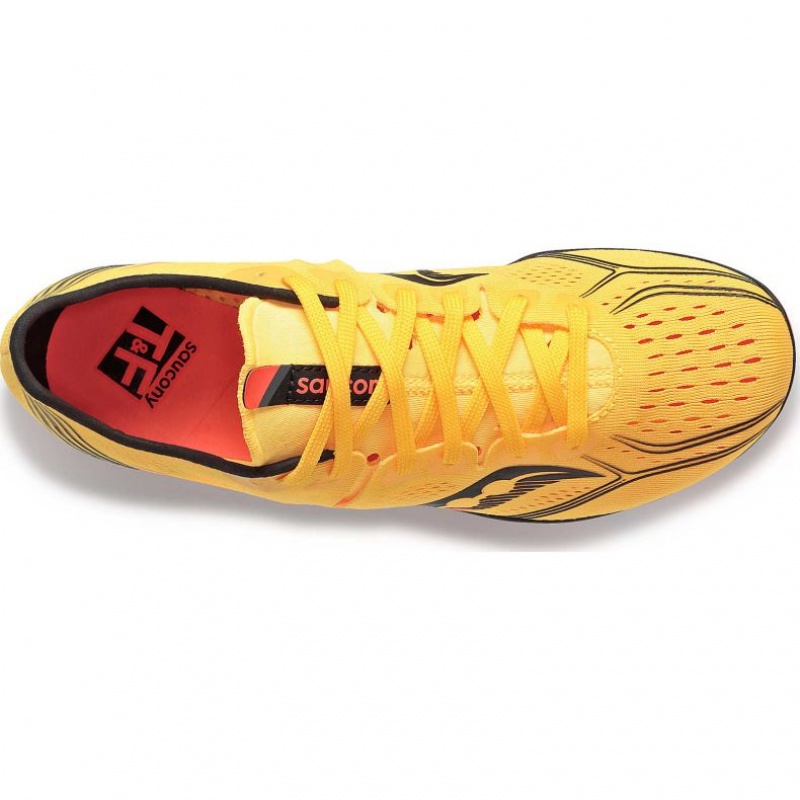 Yellow Saucony Endorphin 3 Men's Spikes | USA ASOEPZ