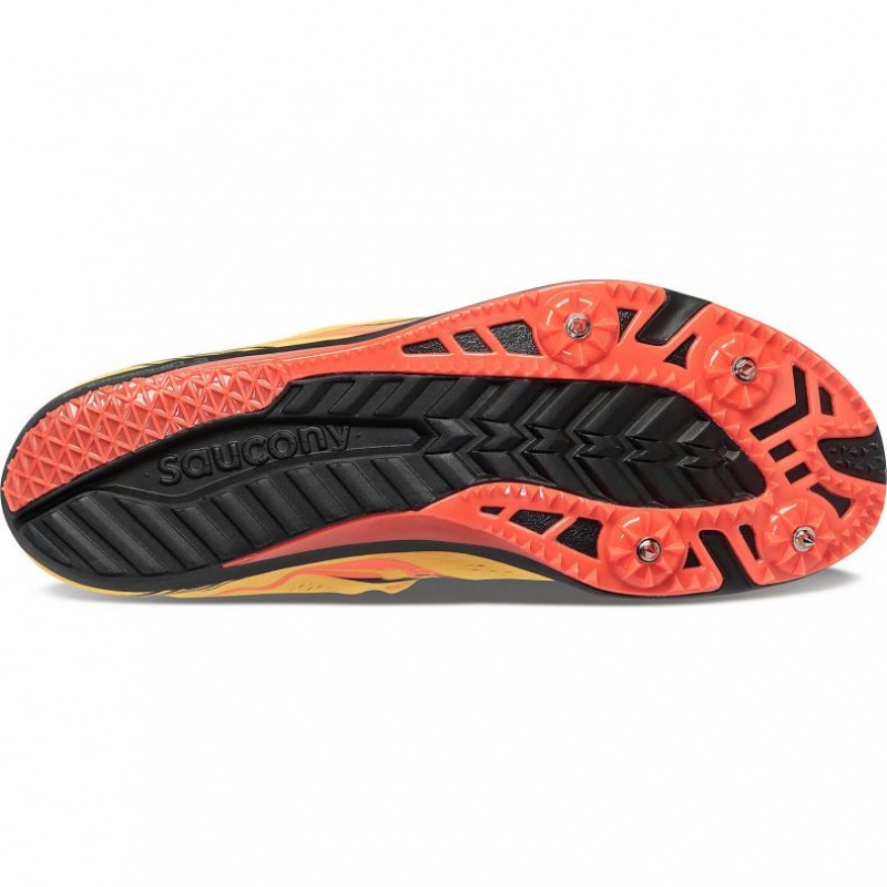 Yellow Saucony Endorphin 3 Men's Spikes | USA ASOEPZ