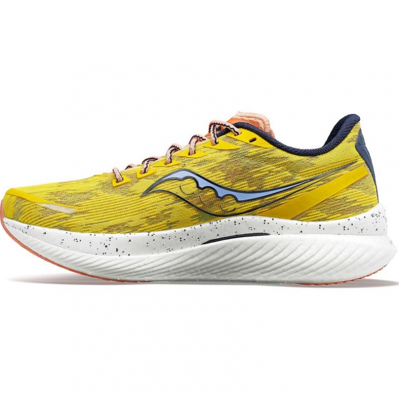 Yellow Saucony Endorphin Speed 3 Men's Running Shoes | USA CLTURV