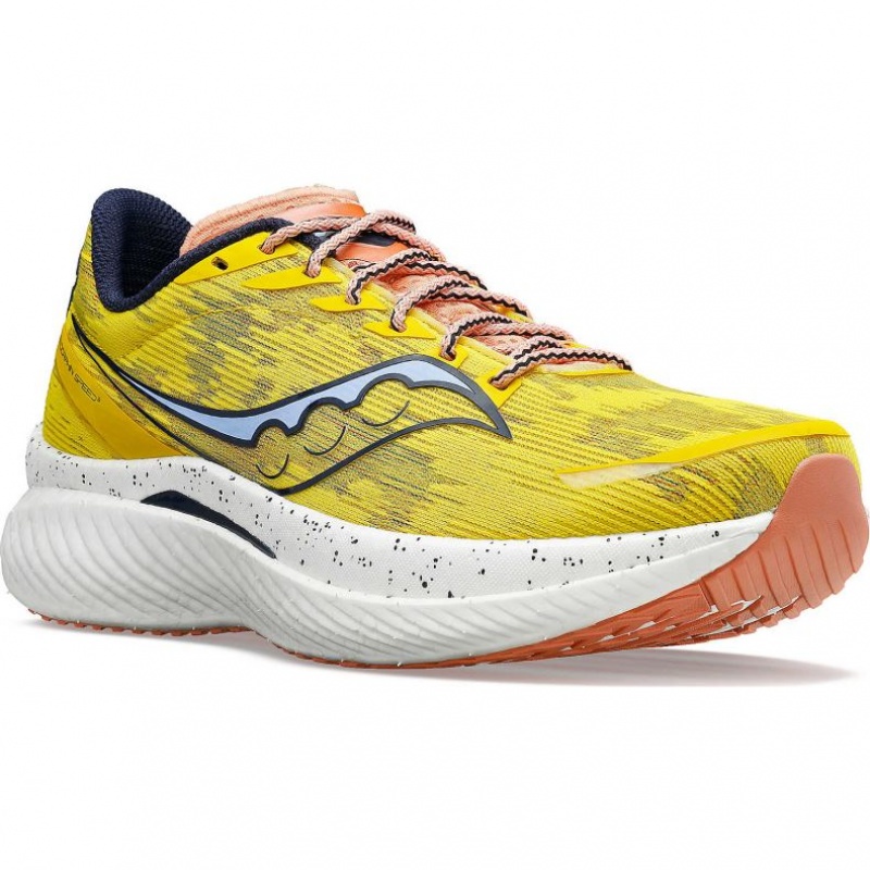 Yellow Saucony Endorphin Speed 3 Women's Running Shoes | USA CRBQTX