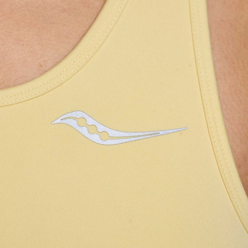 Yellow Saucony Fortify Women's Bra | USA ZYCTQB