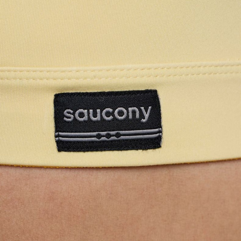 Yellow Saucony Fortify Women's Bra | USA ZYCTQB