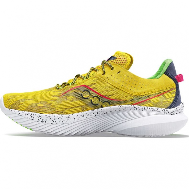 Yellow Saucony Kinvara 14 Women's Running Shoes | USA YVFZAG