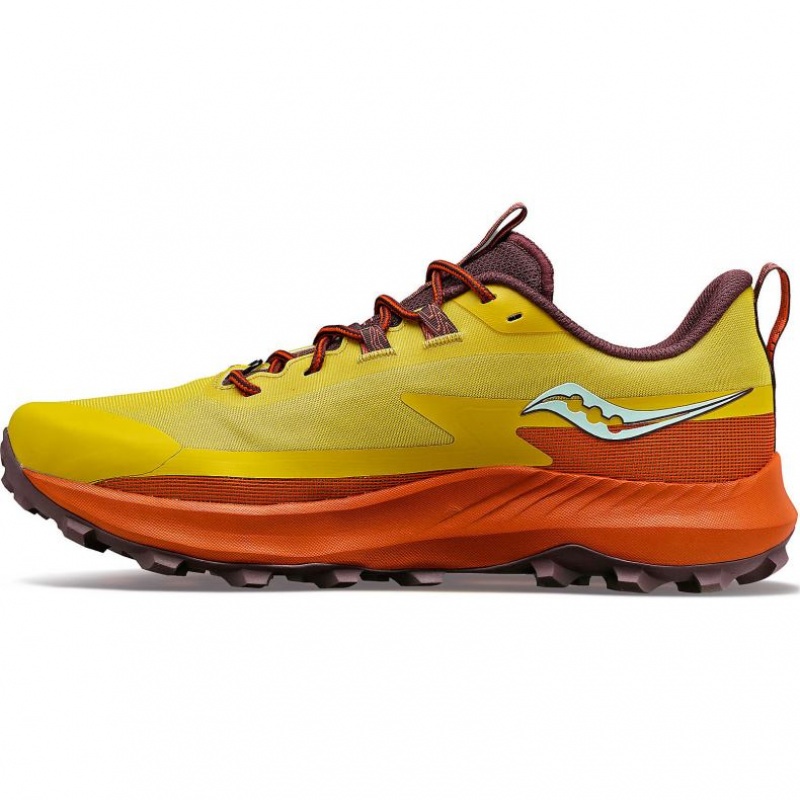 Yellow Saucony Peregrine 13 Women's Trail Running Shoes | USA JMNZGX