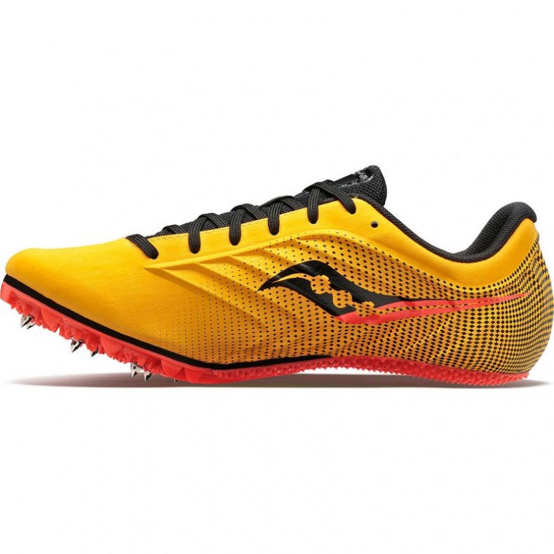 Yellow Saucony Spitfire 5 Men's Spikes | USA LGTRVA