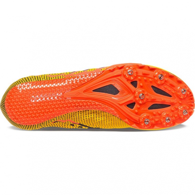 Yellow Saucony Spitfire 5 Men's Spikes | USA LGTRVA