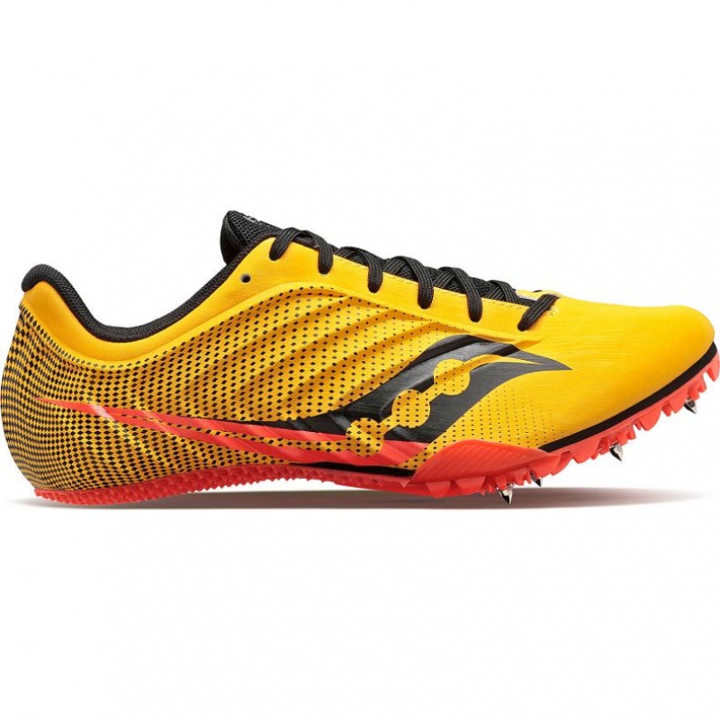 Yellow Saucony Spitfire 5 Men\'s Spikes | USA LGTRVA