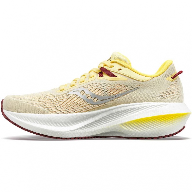 Yellow Saucony Triumph 21 Women's Running Shoes | USA QGDNPJ