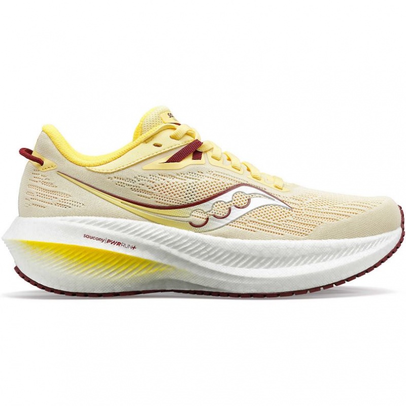 Yellow Saucony Triumph 21 Women\'s Running Shoes | USA QGDNPJ